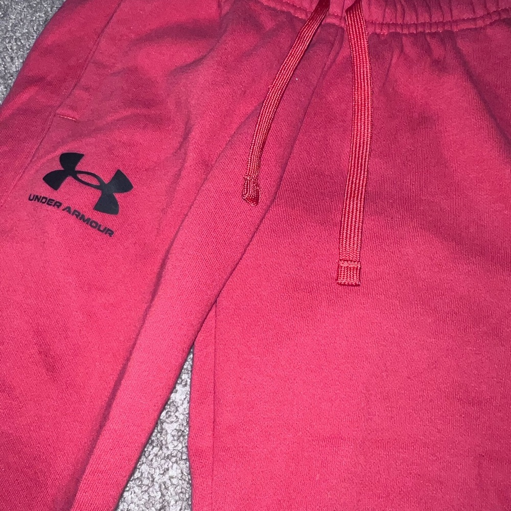 Under Armour Kids Red Joggers, Boys, 7 - Picture 3 of 6